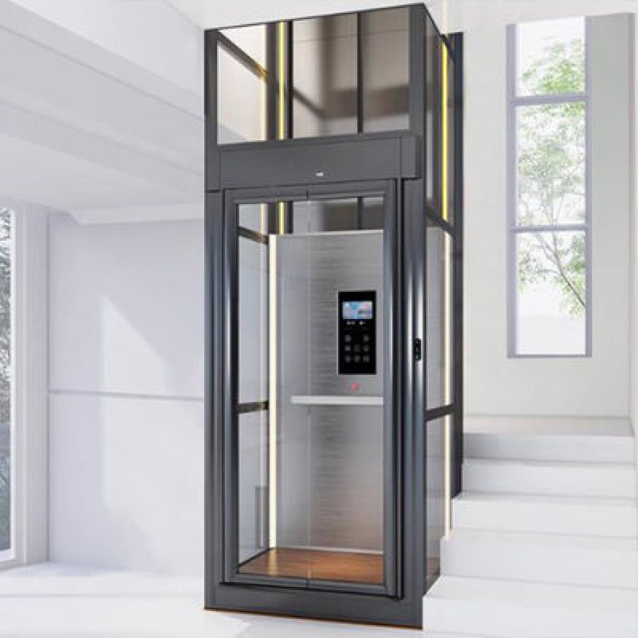 small residential elevator 500 kg 5000 kg load screw driven lift.jpg