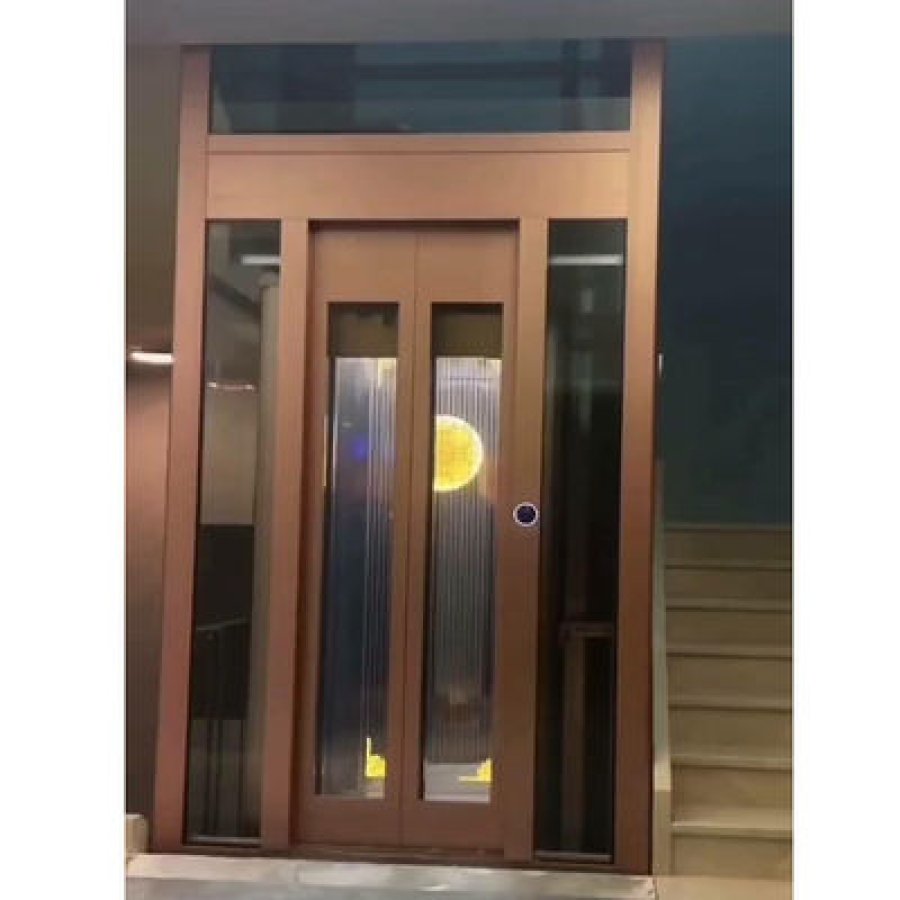 Sleek Gearless Traction Lift | Classic Small Residential Elevator