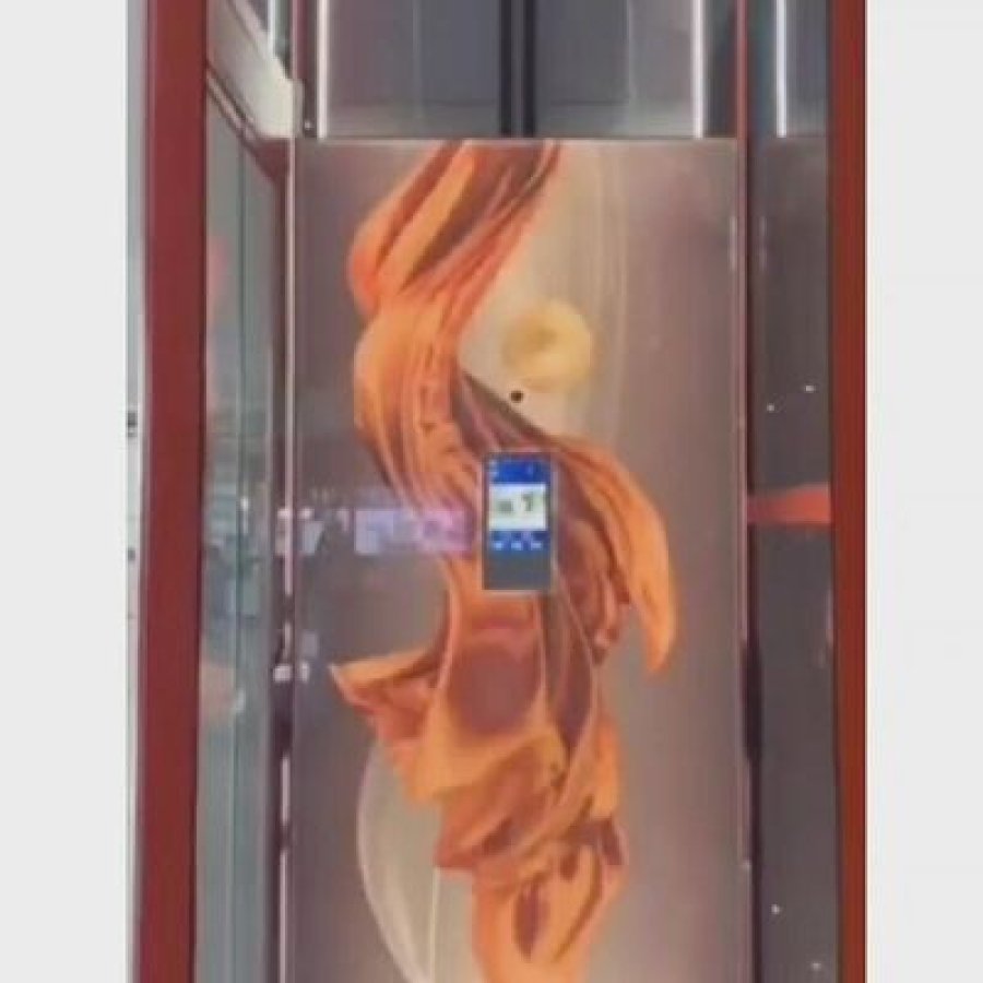 stainless steel home elevator 400kg small residential lift.jpg