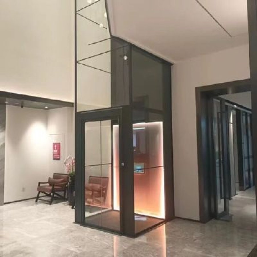 4 7 kw microprocessor hydraulic home elevator with safety features.jpg