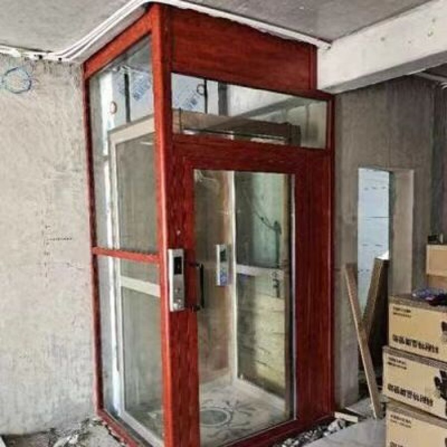 deck floor small home elevator with 5 stops 4 7 kw motor 0 m pit depth.jpg