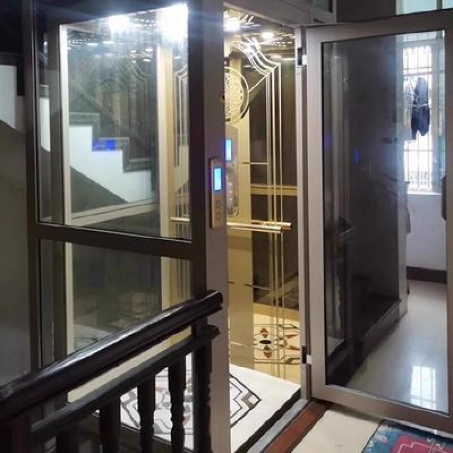 residential see through hydraulic elevator compact pitless home lift.jpg