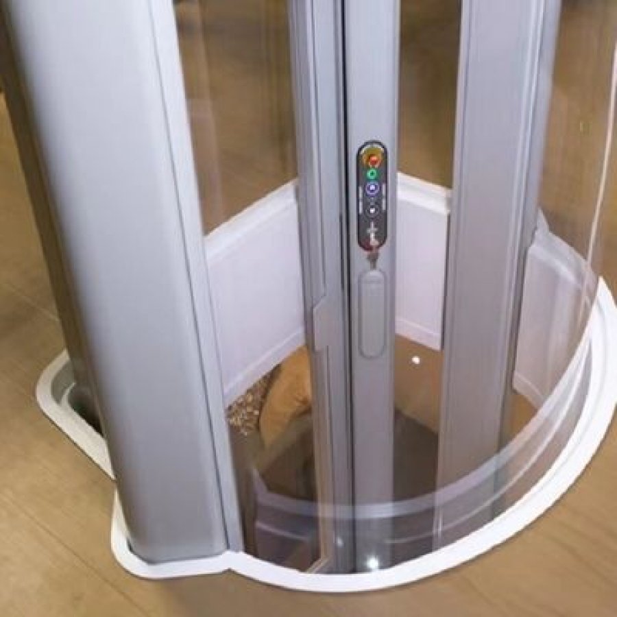 Hydraulic Glass Capsule Elevator – Stylish 2-Person Home Lift