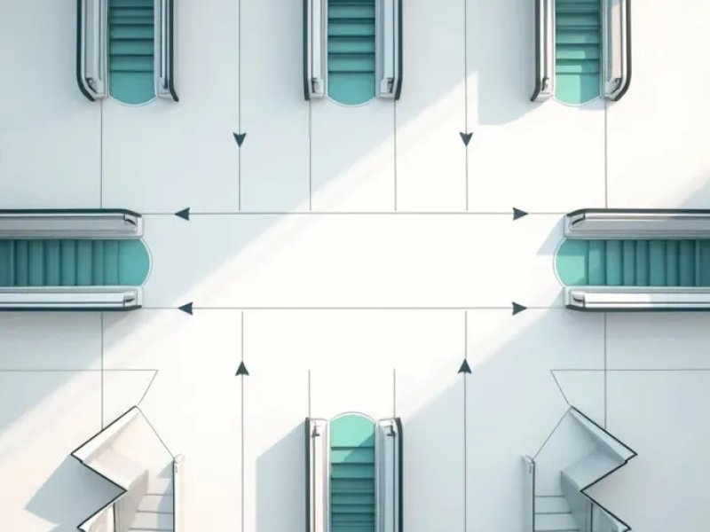 Retail Spaces Optimize Escalator and Walkway Design for Efficiency