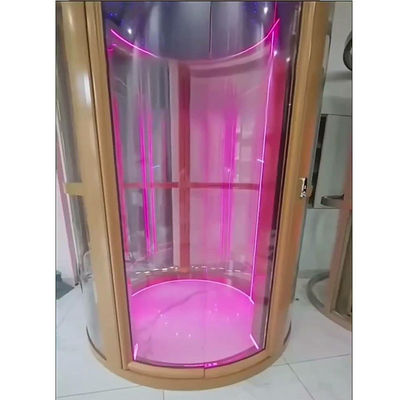 Multi Story Small Residential Elevators Abnormity 400kg Capacity Romantic Design