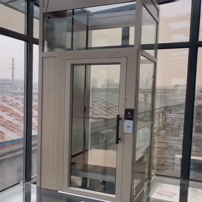 1-3 Person Small Residential Lift Gearless Drive Home Small Elevator
