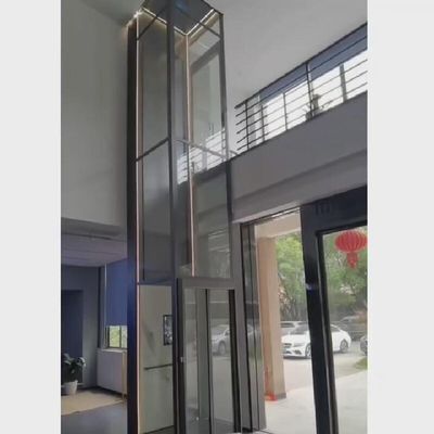 500kg-1000kg Small Domestic Lifts With Call Buttons And Emergency Stop