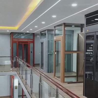Customized Small House Elevators Aluminium Door Mini Home Elevator