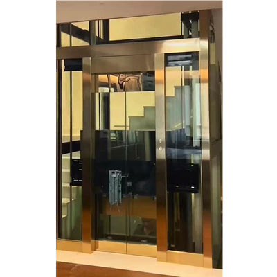 250lbs-1000lbs Small Home Elevator Lifts Gearless Traction Lifts For Houses