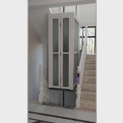 5 Stops Hydraulic Home Elevators 1000 Kg Emergency Stop Button