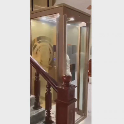 Stainless Steel Hydraulic Home Elevators 1T Residential Hydraulic Lift For Home