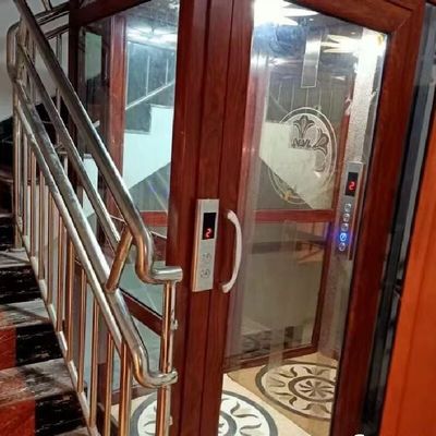 Automatic Door Safety Hydraulic Home Elevators With Emergency Stop