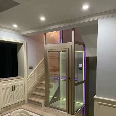 Up To 14.5M Residential Elevators Hydraulic Lift Elevator Home