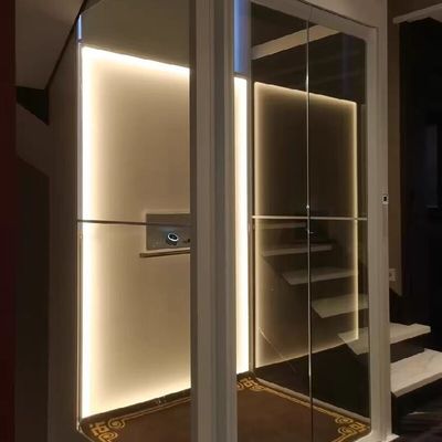220V Hydraulic Lift Elevator Home 5 Stops Affordable Home Elevators