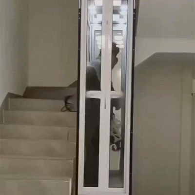 Capacity 400kg Compact Residential Elevators Rectangular Small Passenger Elevator