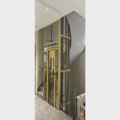 Center Opening Home Elevators Gearless Traction Residential Lifts