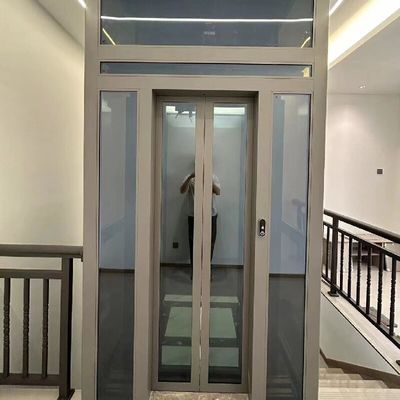 Ultra-Quiet Gearless Traction Home Elevator – Up to 30 m Travel