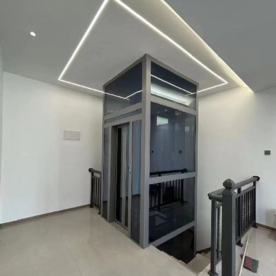 Gearless Home Elevators Traction Up To 1000Kg Capacity ISO9001 Certified