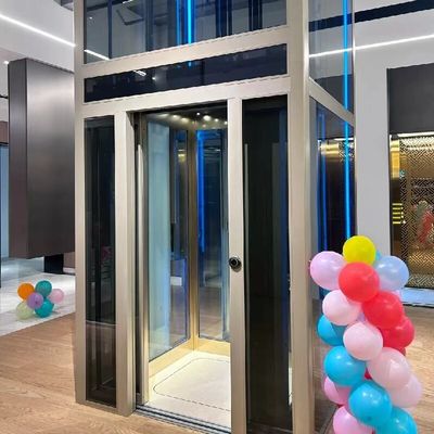 60DB Noise Residential Traction Elevator 400kgs-1000Kgs Load Capacity