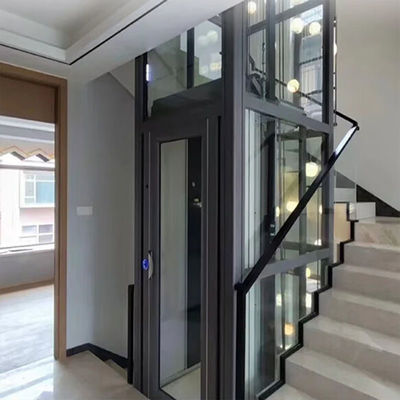 Silent Gearless Traction Elevator for Multi-Storey Homes