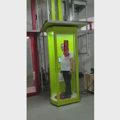 Granite Flooring Capsule Lift For 2 Person Glass Capsule Elevator