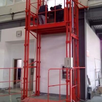 Outdoor Residential Cargo Lifts Customized Warehouse Freight Elevator