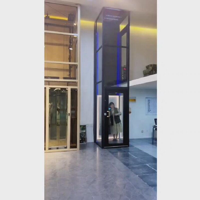 Reliable Geared Traction Elevator for Offices | 500-1000kg Capacity