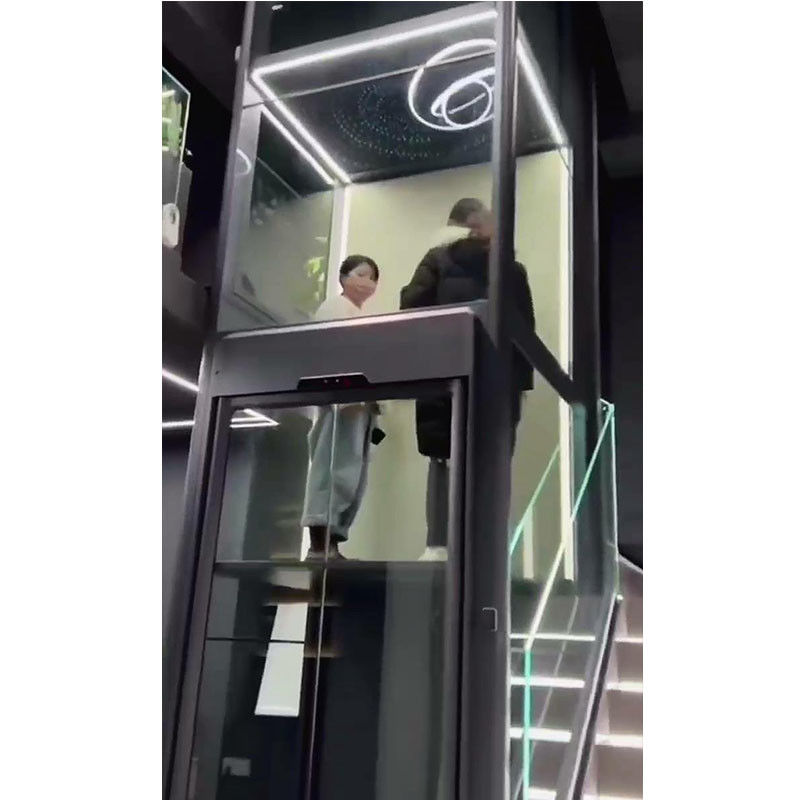 Mini Home Elevator with Clear Acrylic Door | 500 lbs Capacity