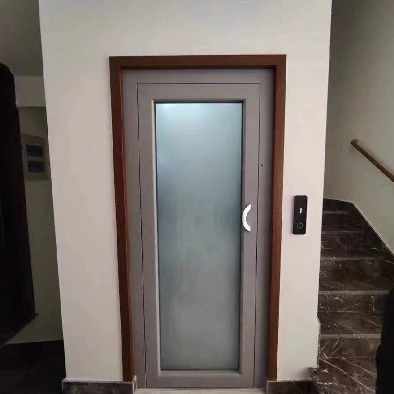 Automatic Single Phase AC Mrl Elevators Residential With 0 M Pit Depth And Deck Floor Door