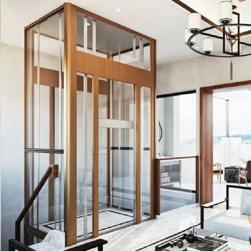 Single-Phase AC Hydraulic Home Elevator – 14.5 m, 5 Stops, Pitless