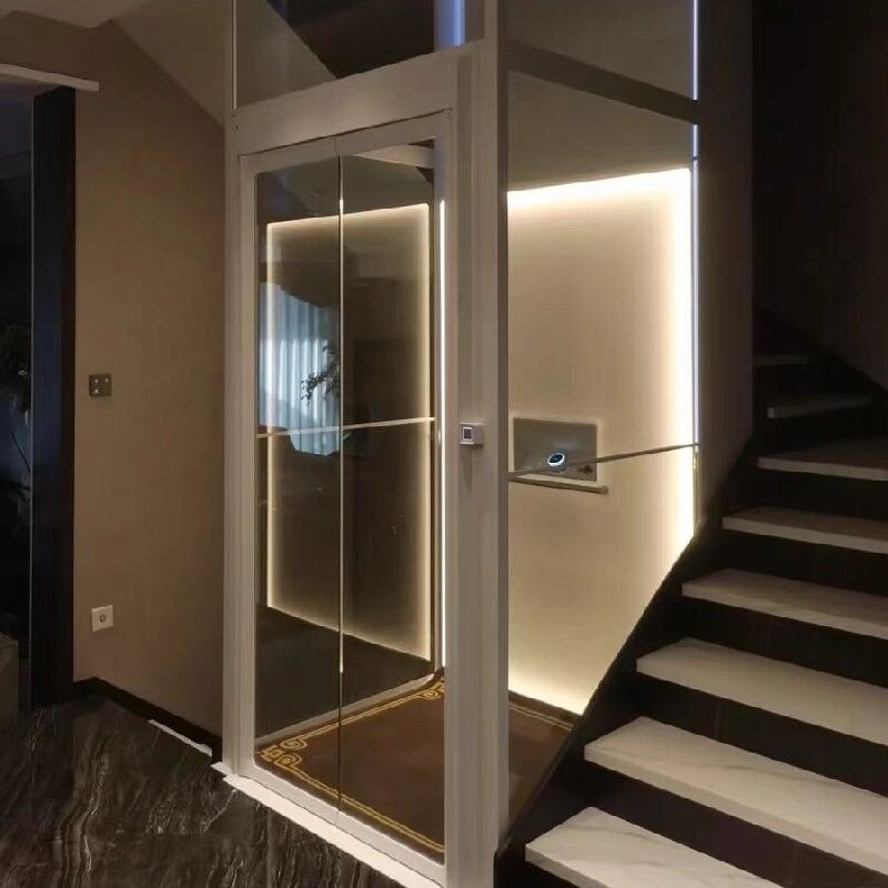 14.5 m Single-Phase Hydraulic Home Elevator with Emergency Stop