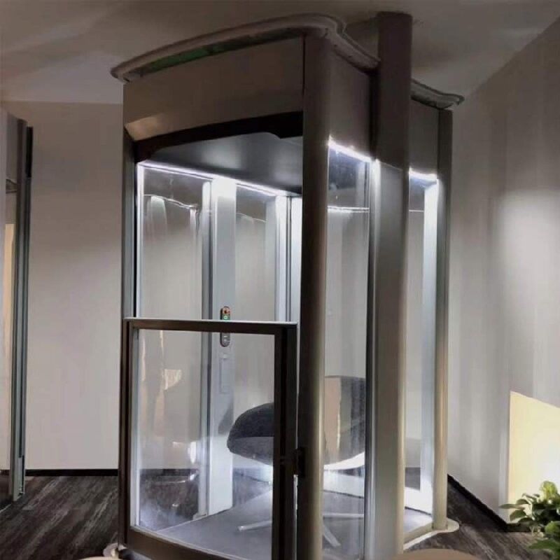 0.6M/S Speed Household Elevator 400Kg Capacity Outdoor Residential Elevator