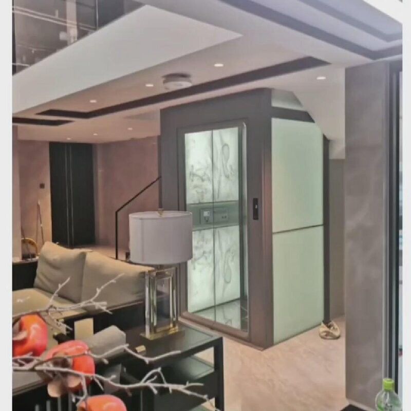 Safe & Quiet Traction Elevator for Villas | Flexible Power Supply