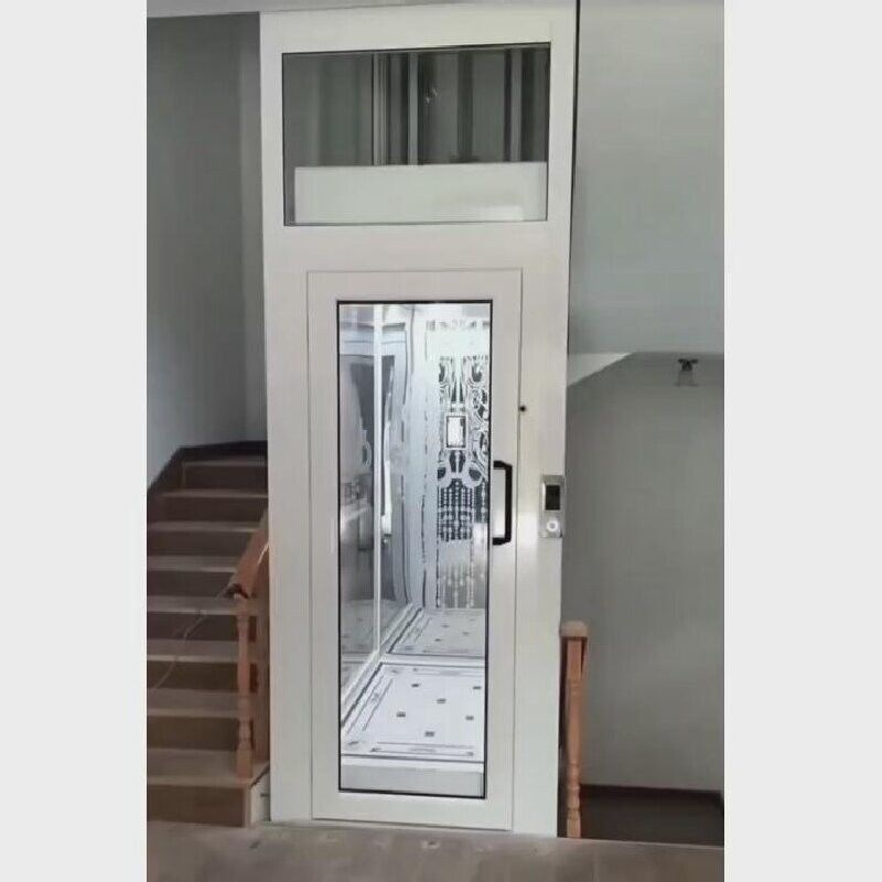 Slim Back Backpack Type Home Electric Traction Elevator Without Machine Room