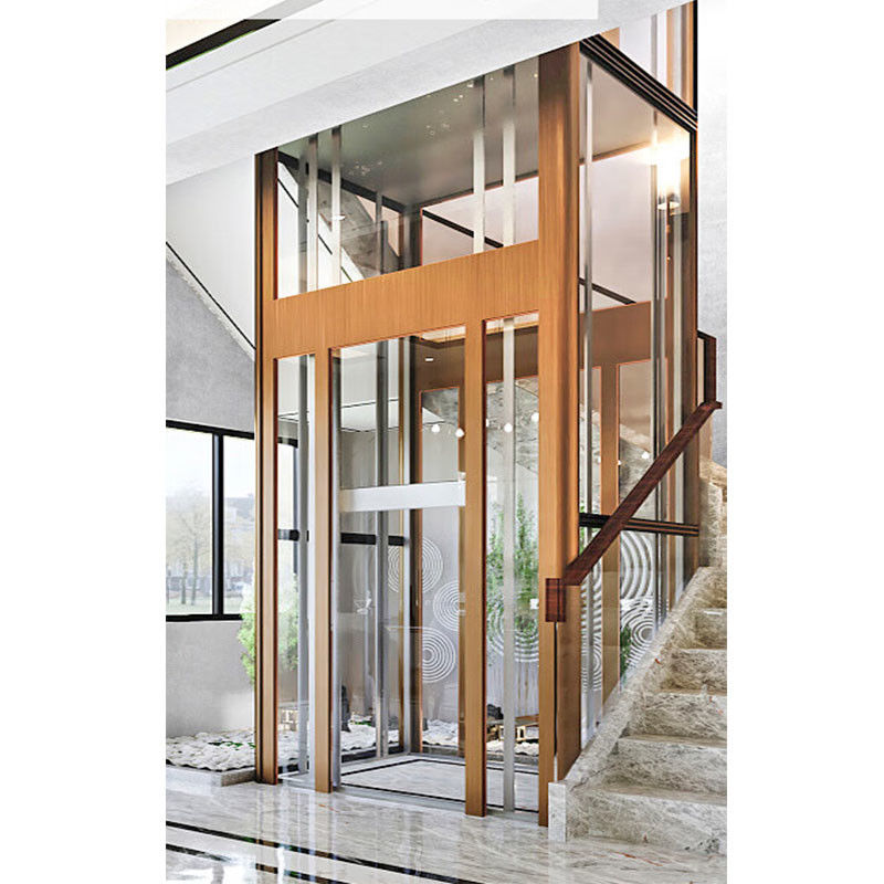 Silent Gearless Traction Elevator for Homes – Up to 30 m Travel Height