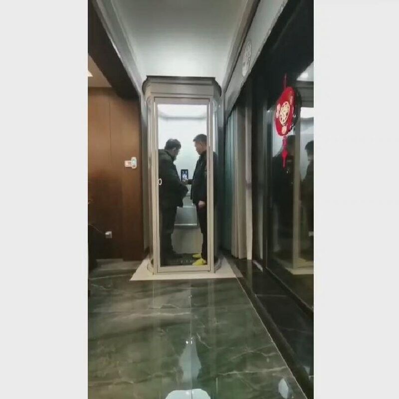 500kg-1000Kgs Capsule Lift For Home Center Opening 0.25m/S-0.4m/S Speed