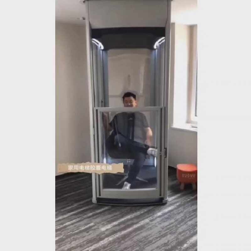 1000kg Load Capsule Lift For Home Size Capsule Elevator 2 Stops