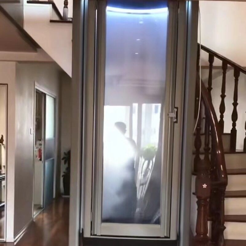 Microprocessor Based Hydraulic Glass Capsule Lift For 2 Person Size