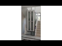 White naked cabin elevator